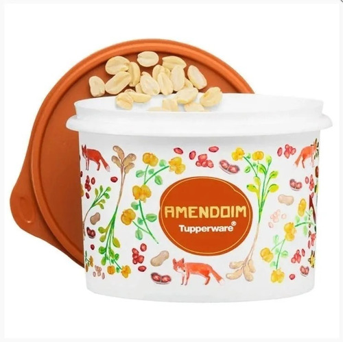 Tupperware | Tupper Caixa Amendoin 1,1 L. Linha Floral