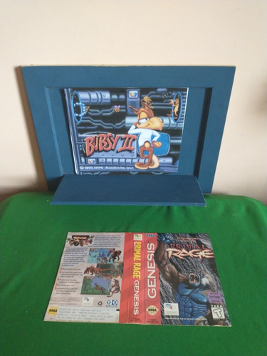 Mega Drive Genesis Primal Rage Caixa Recortada Original