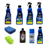 Kit De Lavado Michelin 9 Productos Con Manopla Y Silicona