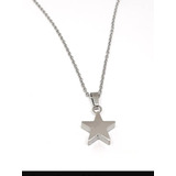 Collar Estrella De Acero Quirúrgico 316l 