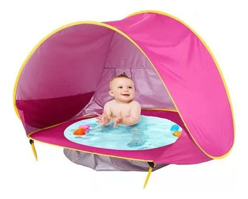 Carpa De Playa Plegable Para Niños Con Protección Uv