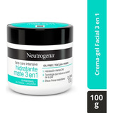 Crema Neutrogena Facial Hidratante Mate 3 En 1 D-pantenol Efecto Pre-maquillaje De 100g