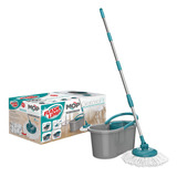 Mop Giratório Fit Flash Limp Mop5010 Cinza