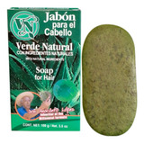 Jabón Para El Cabello - Verde Natural 100g