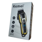 Máquina De Corte Kemei Km 1990 Com Marcador Digital Cor Dourado 110v/220v