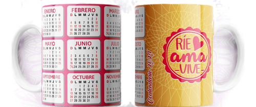 Plantillas Sublimar Tazas Calendarios Mandalas Frases Diseño