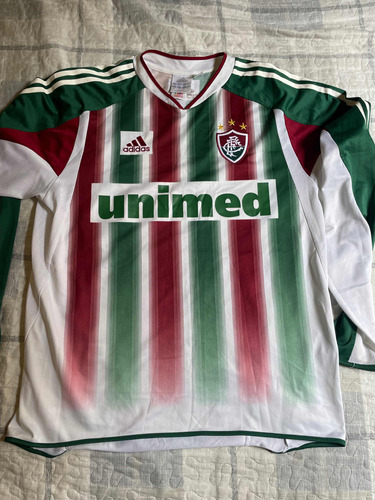 Camisa Fluminense adidas Tricolor Ml 2004 De Jogo (coleção)