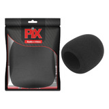 5x Espuma Externa Anti Puff P/ Microfones Com Fio E Sem Fio - Pix