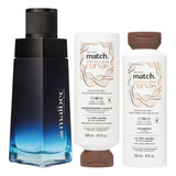 Combo Malbec Ultra Bleu + Match Ciência Das Curvas: Shampoo + Condicionador Kit Presente O Boticário Fragrâncias Marcante E Jovial.