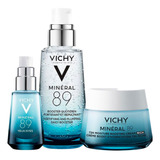 Set Mineral 89 Serum+crema Rich+contorno De Ojos Vichy