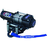 Winch 3000 Lbs Marca Kfi Para Cuatrimoto Cuerda De Acero