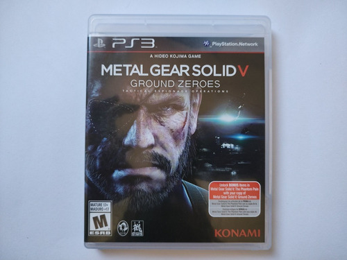 Metal Gear Solid V Ground Zeroes Original Para Ps3 Fisico