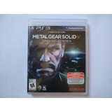 Metal Gear Solid V Ground Zeroes Original Para Ps3 Fisico