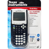 Calculadora Gráfica Texas Instruments Ti-84 Plus, Negra