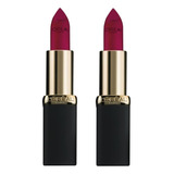 Labial Color Riche De L'oreal Tono 705 Berry Matte Pink