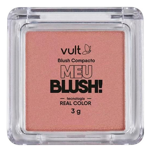 Blush Compacto Vult Meu Blush Cor Golden Perolado 3g