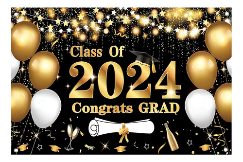 2024 Telones De Graduación Decoraciones De Graduación