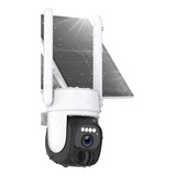 Cámara Seguridad Exterior Solar Hd 2k Inalámbrica 360 Audio