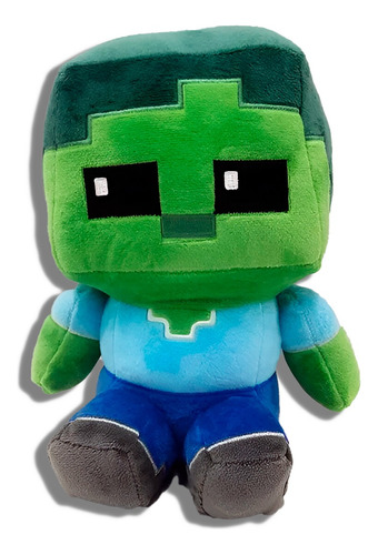 Muñeco Peluche Zombie Minecraft 25 Cm  