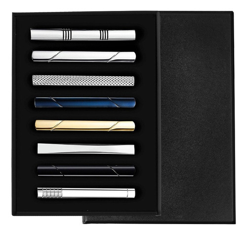 Simple H Reliable 8-piece Tie Clips