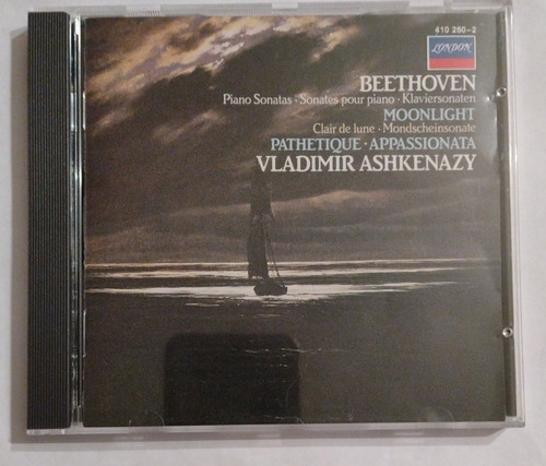 Beethoven Piano Sonatas Ashkenazy Cd Aleman Decca Como Nuevo