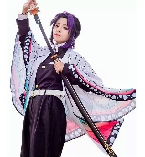 Tsuyuri Kanao Nezuko Kamado Kochou Shinobu Cosplay Disfraz Para Niños Traje Demonio Cazad