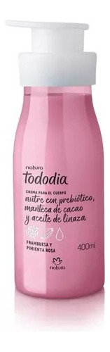 Natura Crema Cuerpo Tododia 400 Ml Frambuesa Pimienta Rosa