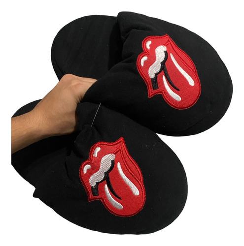 Pantuflon Animado Rolling Stones