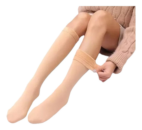 Pack 10 Calcetines Largos De Mujer Invisibles Polar Termicas