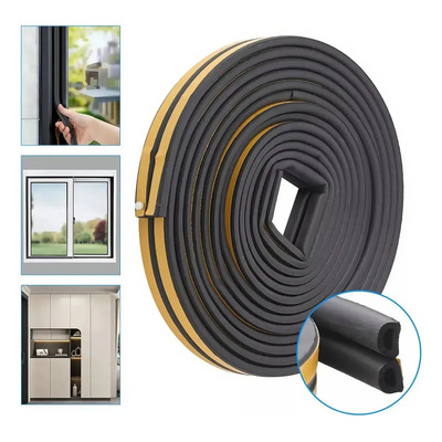 Zihongrouyu - Burletes Para Puertas Y Ventanas, Cinta Aislante, Aislante Del Fríoaislante Del Frío,burlete Bajo Puerta Para Prueba De Viento Antipolvo Aislamiento Acústico Y Agua,20mnegro) | MercadoLibre