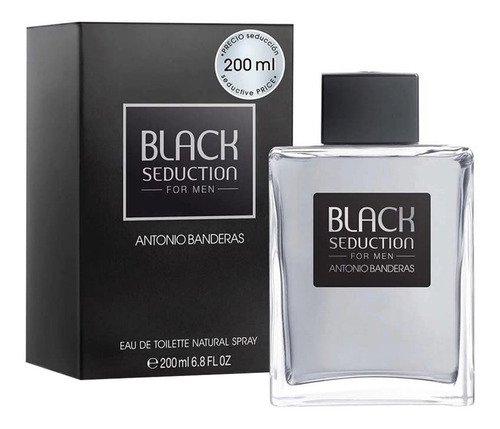 Antonio Banderas Black Seduction 200ml Silk Perfume Original