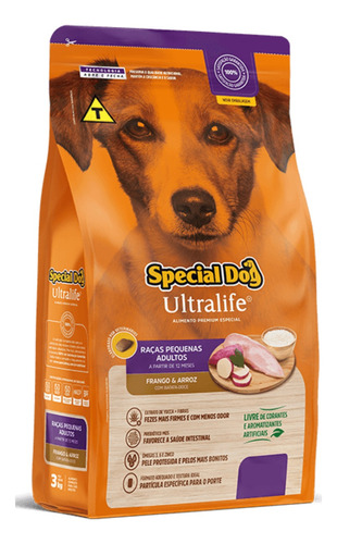 Ração Special Dog Ultralife Raças Pequena Adulto Frango 15kg