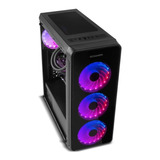 Gabinete Gamer Nox Hummer Tgm 4x Argb Fan Atx Case