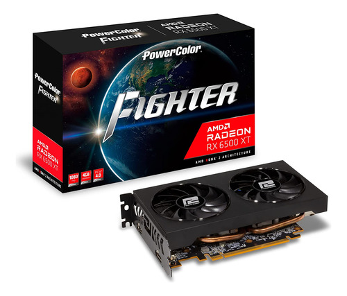 Tarjeta Gráfica Amd Radeon Rx6500xt Parajuegos Memoria Gddr6