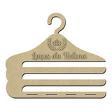 50 Cabide Porta Laço Faixa De Cabelo Mdf Personalizado Coroa