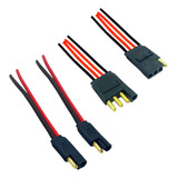 Kit 12 Conector 4 Vias Com Fio 4,0 Mm + 12 Conector 2 Vias