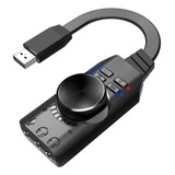 Adaptador De Audio De Usb A 3,5 Mm, Tarjeta De Sonido