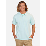 Polera Classic Pique Maui Hombre Celeste Maui And Sons