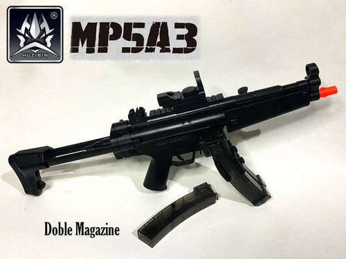 Rifle De Hidrogel Mp5-a3 Automático 2 Cargadores Gelsoft 