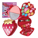 Kit De Maquiagem Infantil Juvenil Hello Beauty Love Color