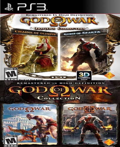 God Of War Collection Volume I Y Ii Ps3 En Español 4en1