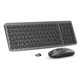 Combo Teclado Y Mouse Inalámbrico, Cimetech Juego Teclado Y