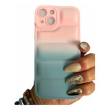 Funda Para iPhone 14 / 15 Puffer Degrade