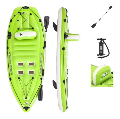 Kayak De Pesca Inflable Koracle Verde 270x100cm Bestway