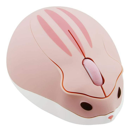 Mouse Inalámbrico Sxban, Diseño De Hamster, 1200 Dpi, Rosa