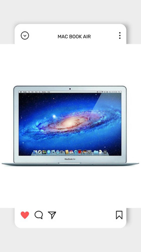 Macbook Air A1466 Prateada 13.3 , Intel Core I5 3317u