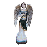 Arcángel San Rafael 30 Cm Figura Escultura Ángel Resina