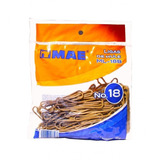 Ligas De Hule Natural No.18 Mae Pack De 10 Bolsas De 80g 