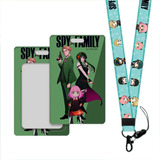 Porta Carnet Y Lanyard Spy Family Anime Porta Credencial