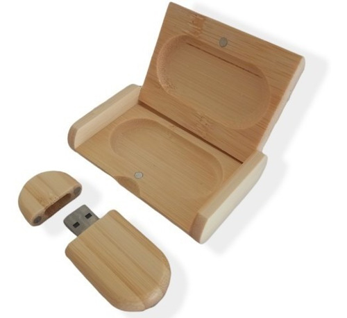 Pendrive De Madera 32 Gb Usb 2.0 Incluye Grabado Láser